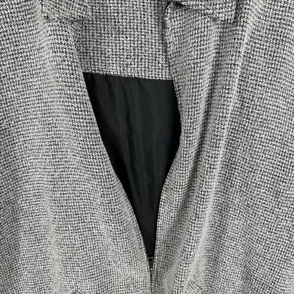 CJ Banks Womens Zip Up Coat Gray Collar Long Sleeve Plus Size 16W - Picture 6 of 10